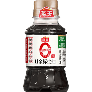 海天0金标生抽酱油1.28L大桶家庭装蒸鱼豉油凉拌汁调味料炒菜酱汁 海天0金标生抽100ml