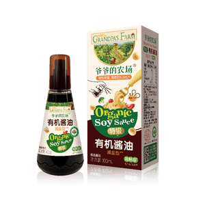 爷爷的农场 有机喷雾酱油100ml 减盐62%儿童酱油宝宝调味品赠婴幼儿辅食谱