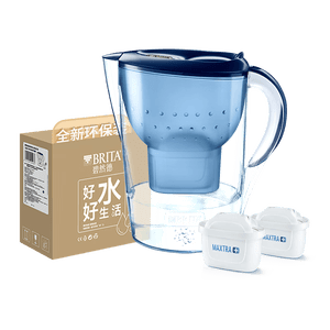 碧然德（BRITA） 过滤净水器 家用滤水壶 净水壶 海洋系列 3.5L蓝色 一壶3芯装 环保加固包装