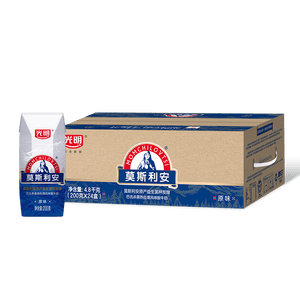 光明莫斯利安常温原味酸奶200g*24盒 营养早餐酸奶整箱送礼京东自营