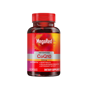MegaRed脉拓辅酶q10胶囊高含量美国进口心脏养护心肌coq10 200mg90粒*2瓶