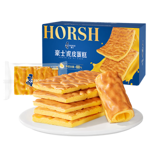 豪士面包虎皮蛋糕420g 早餐面包健康零食中式糕点办公室休闲点心蛋糕