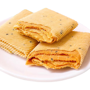 老式芝麻蛋卷整箱酥脆芝麻薄脆饼干代餐零食小吃网红特价整箱批发 【芝麻蛋卷】210g