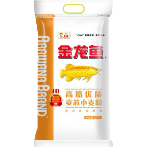 金龙鱼高筋优质麦芯小麦粉10斤 包子饺子馒头饼手擀面