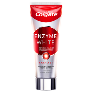 高露洁（Colgate）无水红管酵素美白牙膏101g活性酵素去黄去渍去口臭清新口气亮白