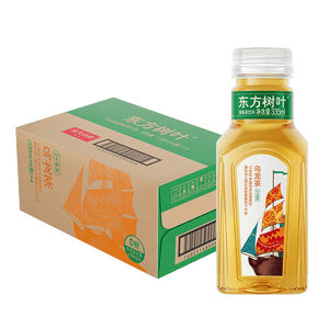 农夫山泉东方树叶乌龙茶335ml*24瓶无糖茶饮料0糖0脂0卡小瓶整箱装