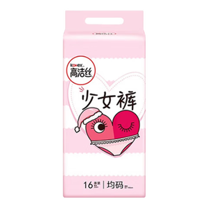 高洁丝安睡裤夜安裤L码女经期用防漏安心裤安全裤卫生巾 L 6条 100-140斤