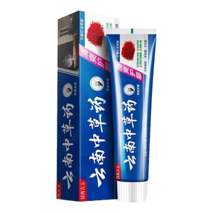 精粹中草药牙膏健齿去烟牙渍清口气护龈洁齿薄荷味牙膏中药牙膏 1支体验装