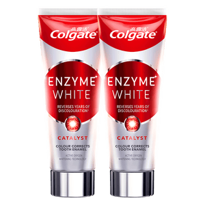 高露洁（Colgate）无水红管酵素美白牙膏101g*2活性酵素去黄去渍去口臭清新口气亮白