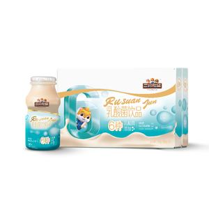 三只松鼠乳酸菌饮品100ml*24瓶箱装0脂肪休闲儿童礼物饮料营养早餐