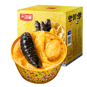 天海藏金汤佛跳墙240g*6罐 加热即食海参鲍鱼年货礼盒大盆菜预制菜自营