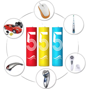 【百万热销】彩虹电池5号和7号AA 计算器钟表玩具七号碳性电池1.5v电池五号 7号电池8个装（可拍多单）