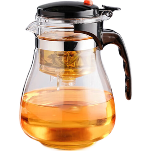 飘逸壶泡茶壶耐热高温玻璃沏茶过滤内胆冲茶器家用茶具套装 飘逸杯1800mL1个