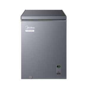 美的深冻系列100L单温家用冰柜零下40度超低温小型冷柜冷冻柜冷藏柜卧式冰箱BD/BC-100KEM(E)国家补贴