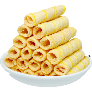 榴莲蛋卷撞奶代餐早餐饼干独立包装榴莲味网红休闲解馋小零食整箱 榴莲蛋卷两包【12根】*热卖