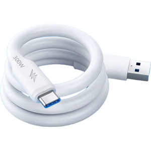 加粗120W快充手机数据线Type-c适用华为荣耀小米魅族VIVOPPO车载平板通用闪充电线加长2米 雅白【2米】 1条装