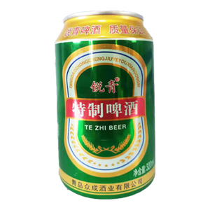 青岛锐青特制啤酒朋友聚餐家庭聚会节日庆祝必备首选 320mL 1罐