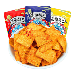【已售500w包】花椒锅巴休闲零食办公室追剧好吃解馋约60-70g 【直播薅！】1大包随机口味