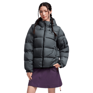 骆驼女装羽绒服冬季新款男女同款袖子可拆防泼水高蓬保暖面包服