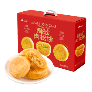 马大姐肉松饼礼盒1010g 早餐休闲零食蛋糕面包茶点糕点点心特产礼盒
