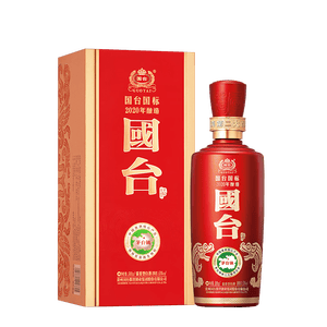 国台 国标酒 2020年酿造 酱香型白酒 53度 500ml 单瓶装