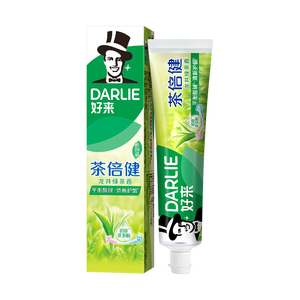 好来（DARLIE）原黑人茶倍健龙井绿茶牙膏清新口气健齿护龈改善口腔问题120g