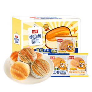桃李小酵母面包825g 混合口味早餐手撕牛奶软面包蛋糕点心零食整箱