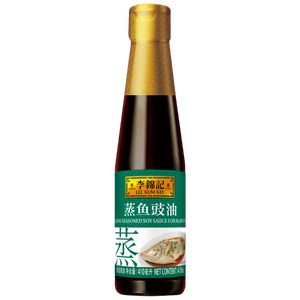 李锦记【百厨大战同款】蒸鱼豉油410ml 【酿造酱油】去腥提鲜豉香四溢