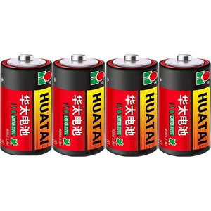 【百万热销】华太1号碳性干电池大号电池燃气灶热水器手电筒玩具收音机干电池 华太1号红彩1粒