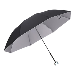 【全网爆款】手动UV折叠雨伞男女晴雨伞两用防晒遮阳黑胶伞 【晴雨两用伞】颜色随机
