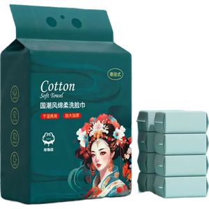 洗脸巾6大提600抽棉柔巾一次性绵柔巾悬挂式擦脸巾加厚擦脸洁面巾 加大加厚 【超值大包】1大提100抽洗脸巾送挂钩