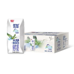光明优加a2纯牛奶200ml*24盒 A2β酪蛋白3.6g 黑土限定牧场整箱送礼