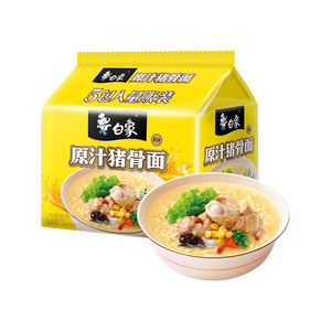 白象 方便面 新经典原汁猪骨面103g*5包 五连包泡面 方便速食