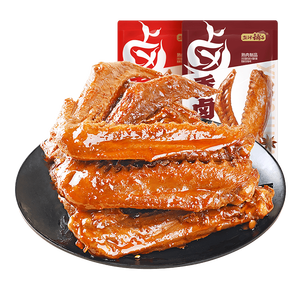 盐津铺子大鸭翅混合口味10包180g 香卤休闲零食夜宵开袋即食追剧解馋熟食