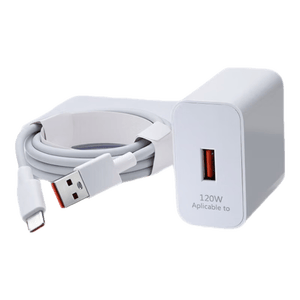 适用华为荣耀OPPO超级快充120W/100W/66W/40W充电器超级闪充电头快充数据线套装插头 【套装】适用100W超级快充+1.5米快充线