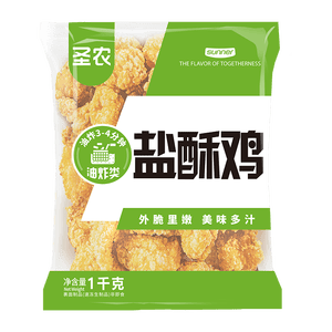 圣农盐酥鸡2斤冷冻 原味鸡米花鸡肉半成品 儿童早餐速食空气炸锅食材