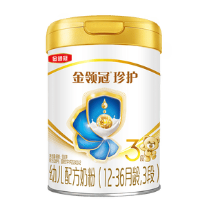 伊利金领冠珍护幼儿A2β-酪蛋白奶粉3段12-36月900g*1罐 HMO乳源专利
