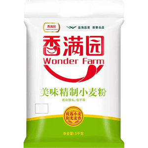 香满园美味精制小麦粉10斤 面粉馒头粉饺子粉面条粉