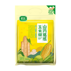 捷氏低脂高钙山药葛根玉米糊600g无蔗糖玉米羹粗粮暖胃早餐冲饮代餐粉