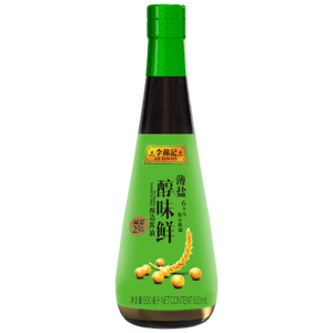 李锦记薄盐系列 薄盐醇味鲜500ml【减盐25% 一级】 酿造6个月 生抽酱油