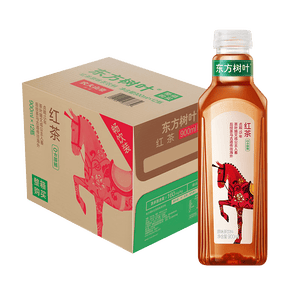 农夫山泉东方树叶红茶900ml*12瓶无糖茶饮料0糖0脂0卡大瓶整箱装