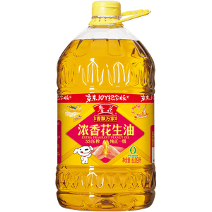 鲁花 【保真花生油】食用油5S物理压榨一级花生油6.09L香飘万家系列