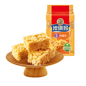 徐福记经典鸡蛋沙琪玛526g/袋 传统蛋糕 休闲零食早餐 办公室健康零食