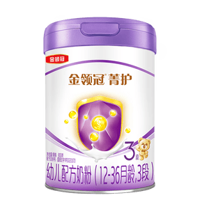 伊利金领冠菁护幼儿奶粉3段12-36月800g*1罐 A2β-酪蛋白高量乳铁蛋白