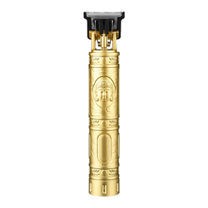 光头神器剪发器美发电推子电动理发器电推剪油头雕刻剃头刀光头理发剪 金色便携装