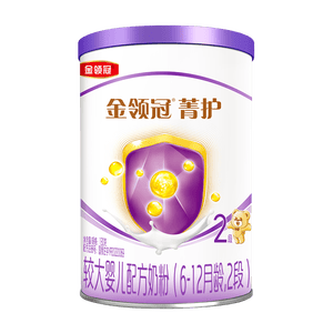 伊利金领冠菁护较大婴儿奶粉2段6-12月130g*1罐 A2β-酪蛋白 乳铁蛋白