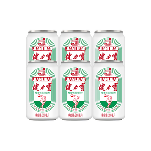 健力宝经典国货含蜂蜜补充电解质橙蜜味200ml*6罐运动碳酸饮料汽水果味