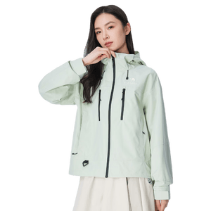 骆驼（CAMEL）女装硬壳冲锋衣女单层外套新款防水防风衣登山服男