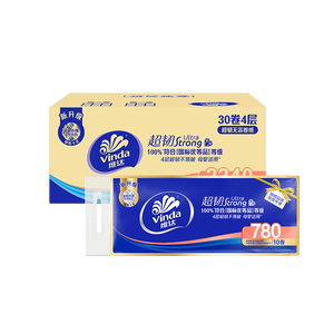 维达（Vinda）无芯卷纸 超韧4层78克*30卷  加厚升级 卫生纸厕纸卷筒纸纸巾整箱