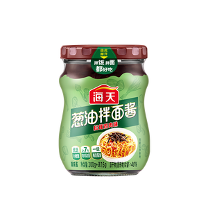 海天 拌面酱 葱油 拌饭酱 拌粉拌菜 调料酱料 面条酱 松茸鸡肉味215g 